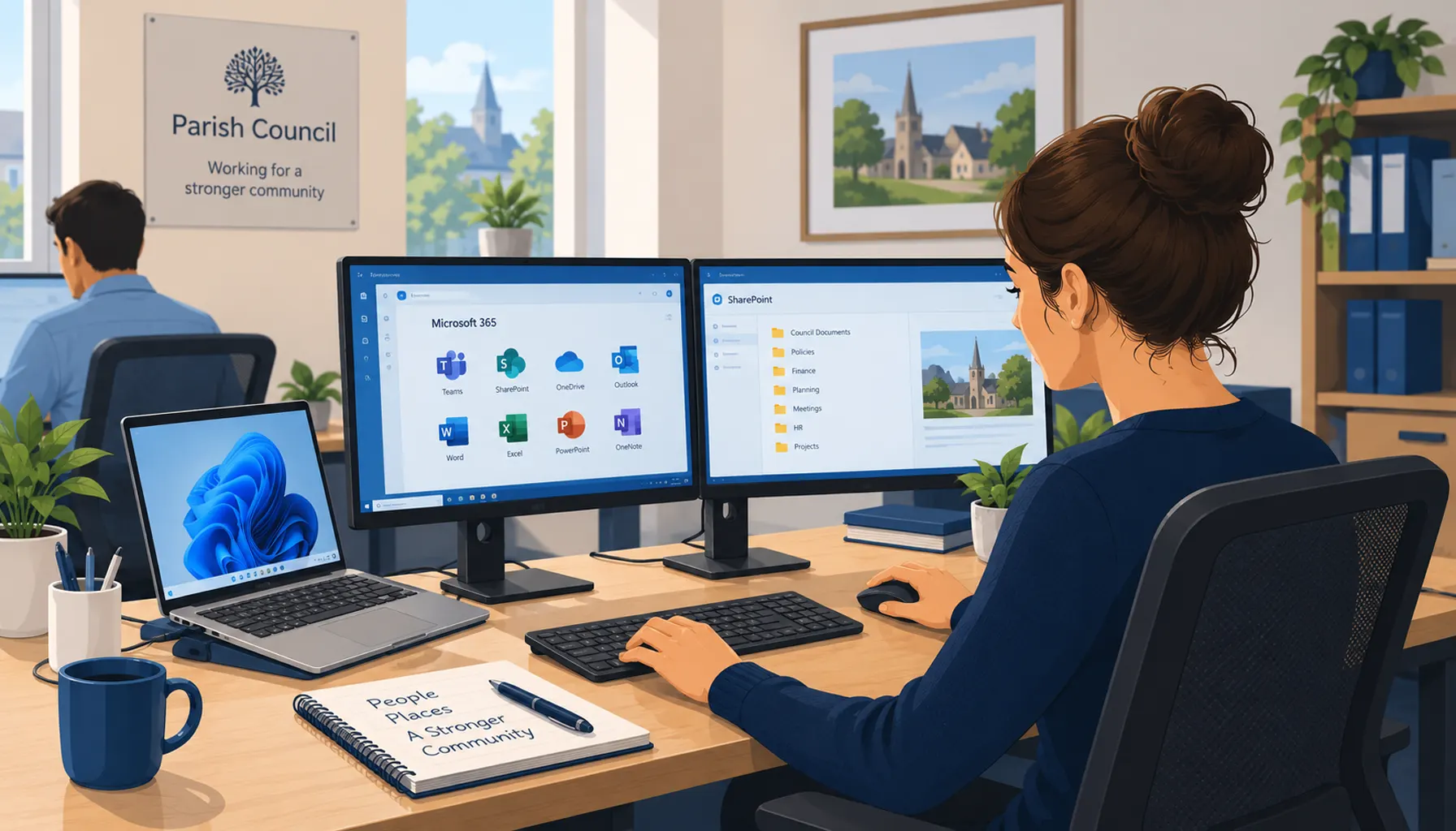 Cloud Migration & Modern Workplace Refresh for a Berkshire Parish Council