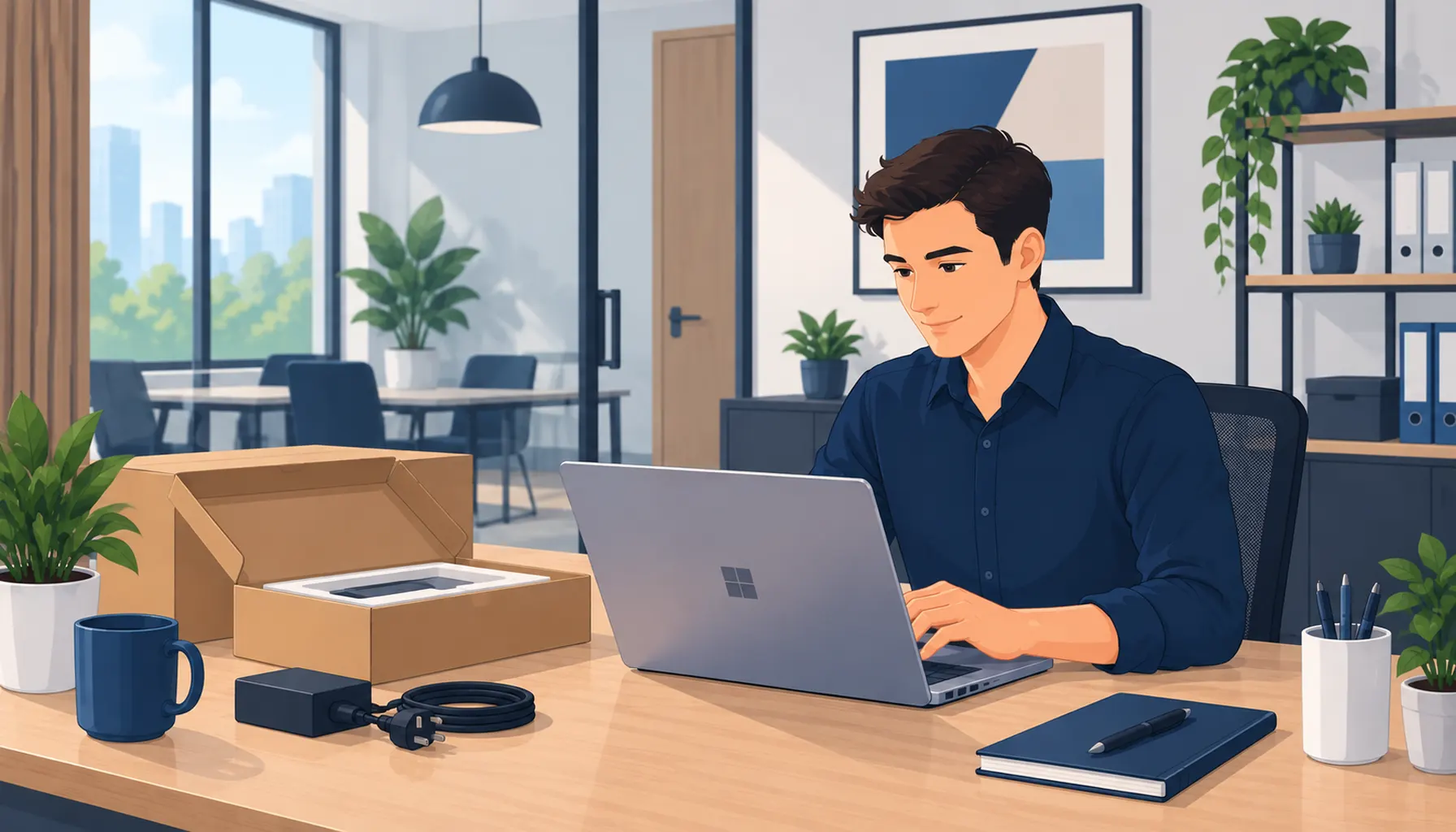 How Do I Set Up New Staff Laptops?