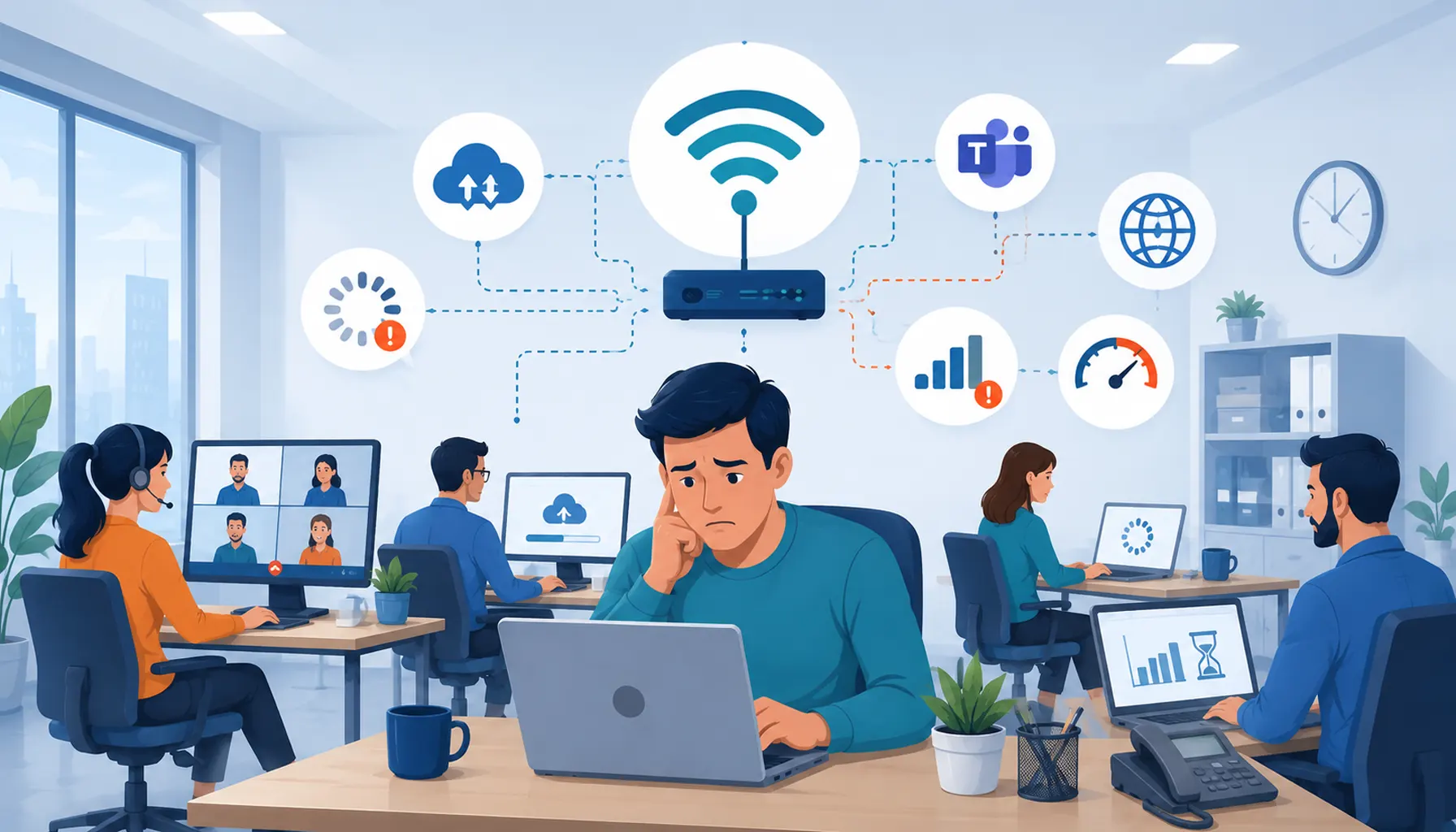 Why Is Our Office Internet So Slow? 10 Common Causes and How to Fix Them