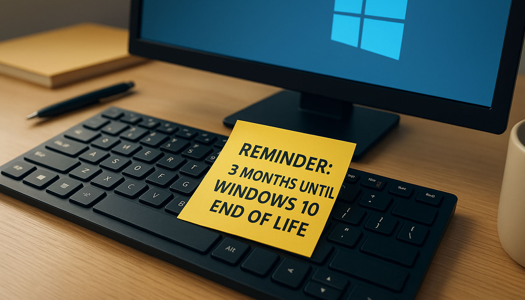 Reminder: Only 3 Months Left Until Windows 10 Reaches End of Life
