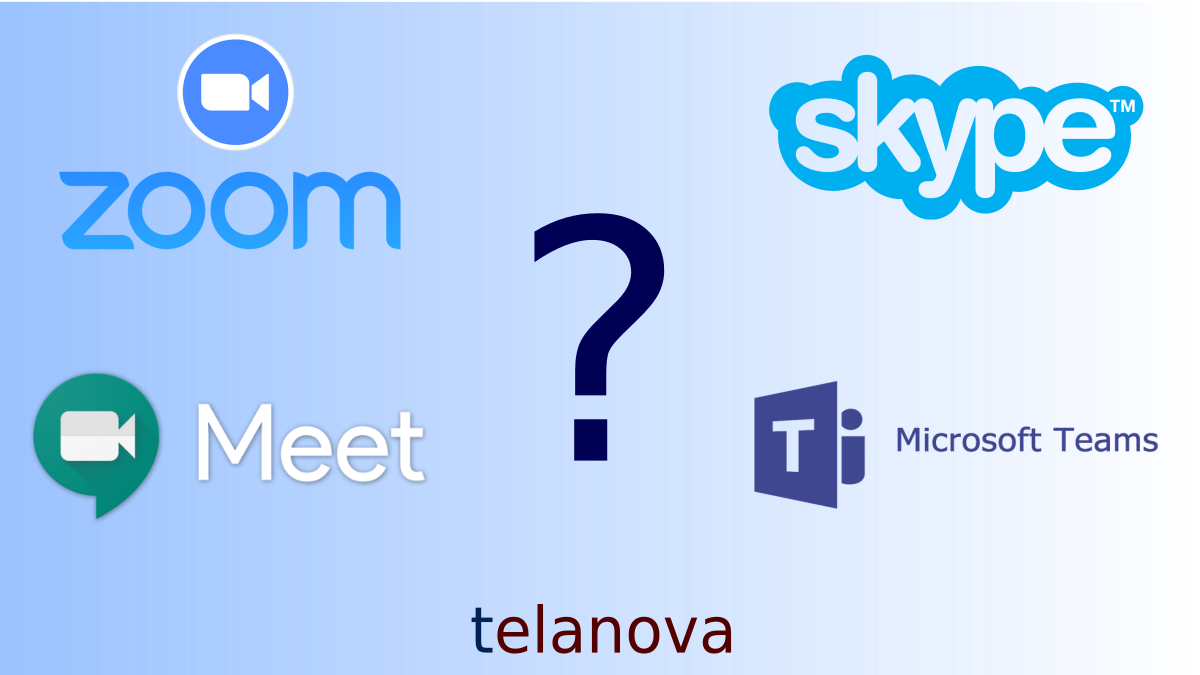 Microsoft Teams or Zoom or Google Meet or Skype